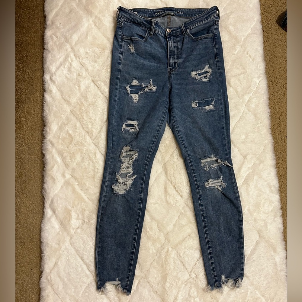 american eagle hi-rise jegging